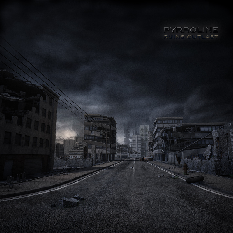 Pyrroline 'Ruins Outlast' cover artwork.