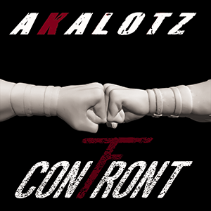 Akalotz 'Confront' cover artwork.
