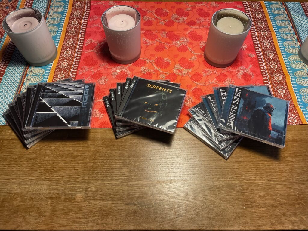 Triple Tsunami CDs ready to ship
